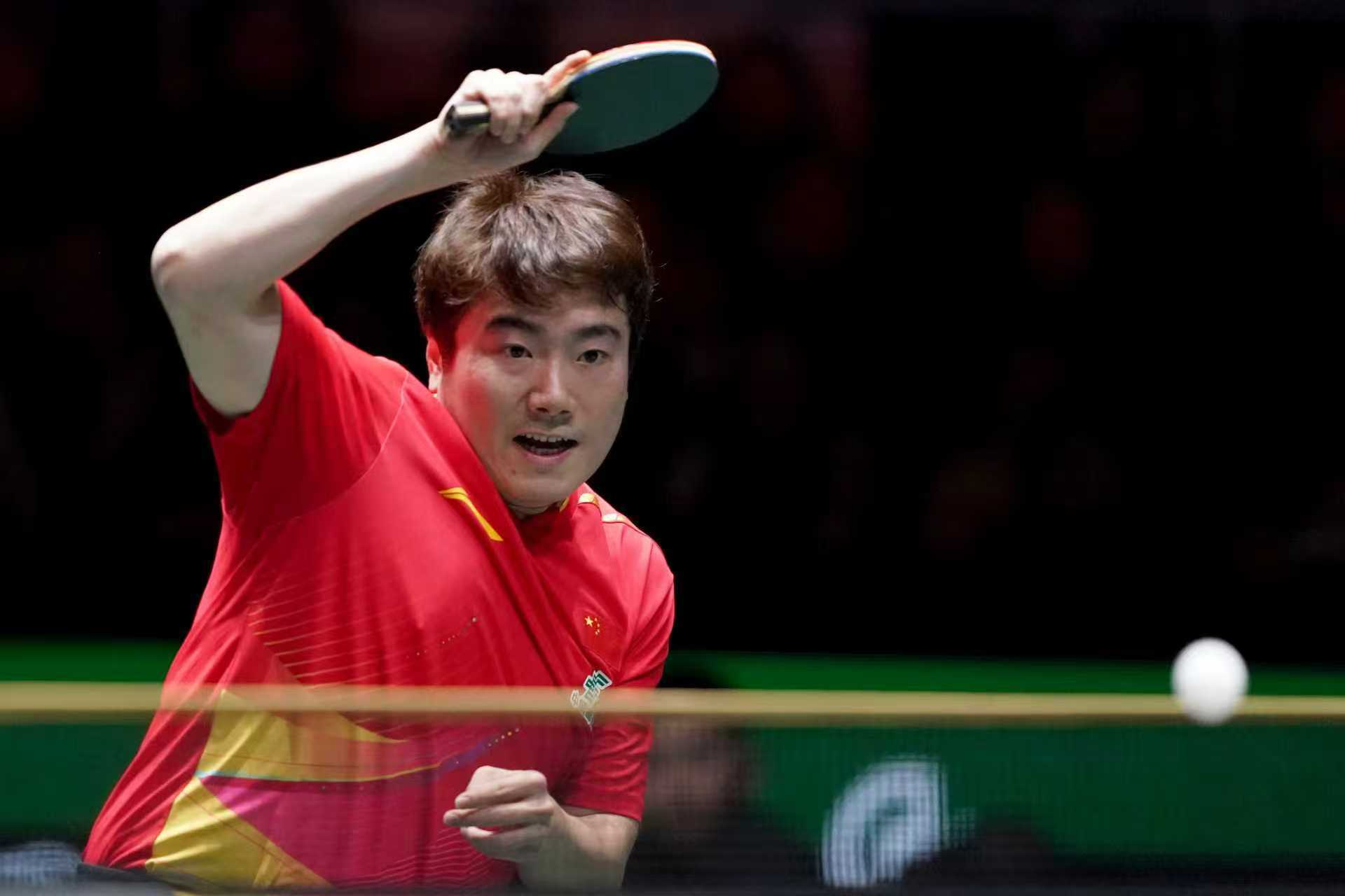 英国乒乓球队逆转法国乒乓球队，许昕关键制胜